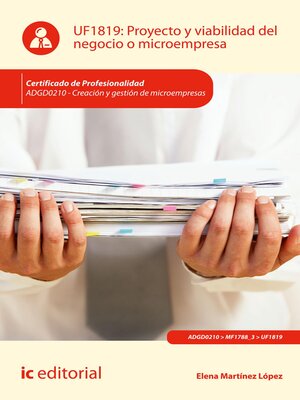 cover image of Proyecto y viabilidad del negocio o microempresa. ADGD0210